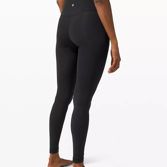 Black lululemon Wunder Under HR Tights - 28โ size 4 - Picture 2 of 3